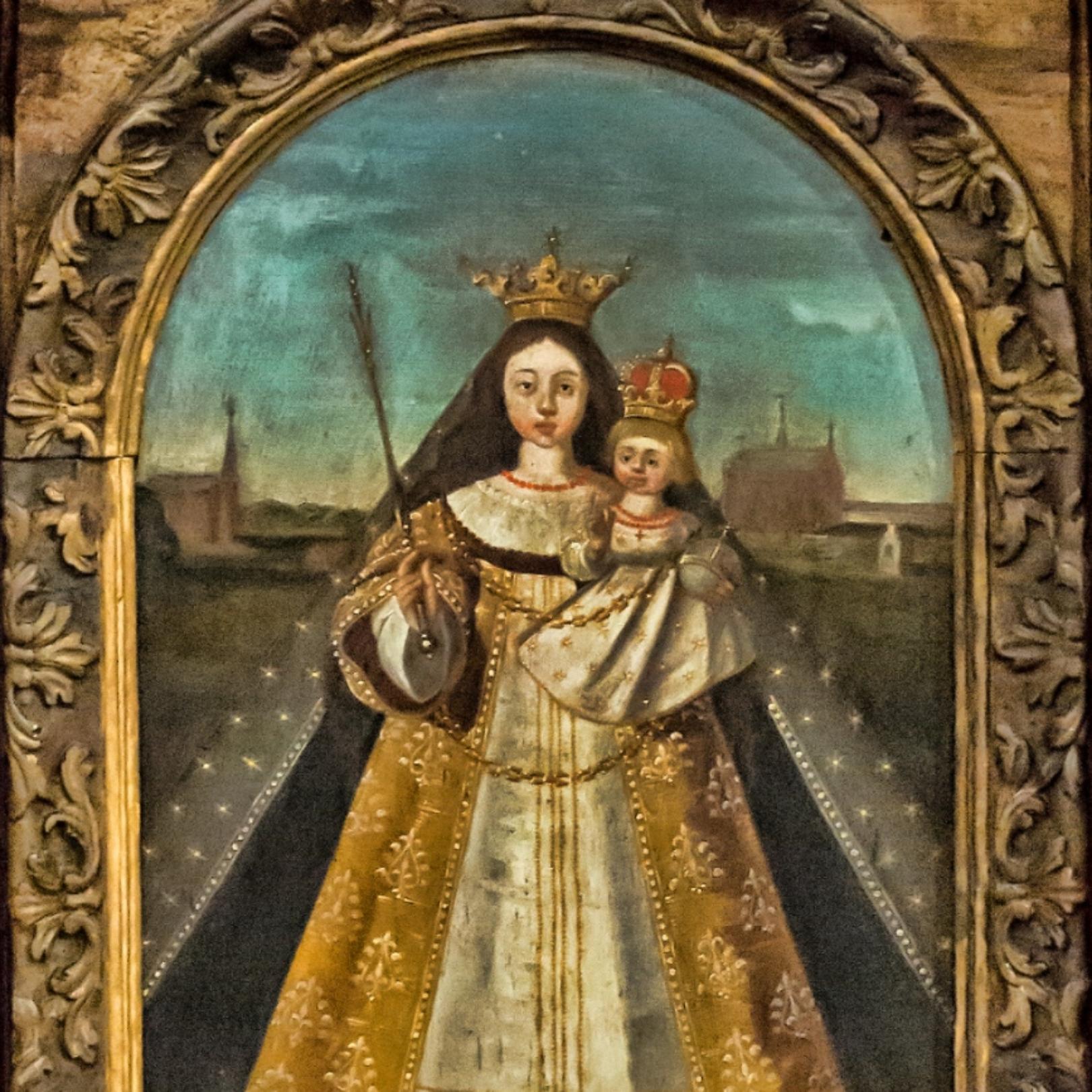 Wand-Altärchen mit Bild der Kevelaer-Madonna, 1645