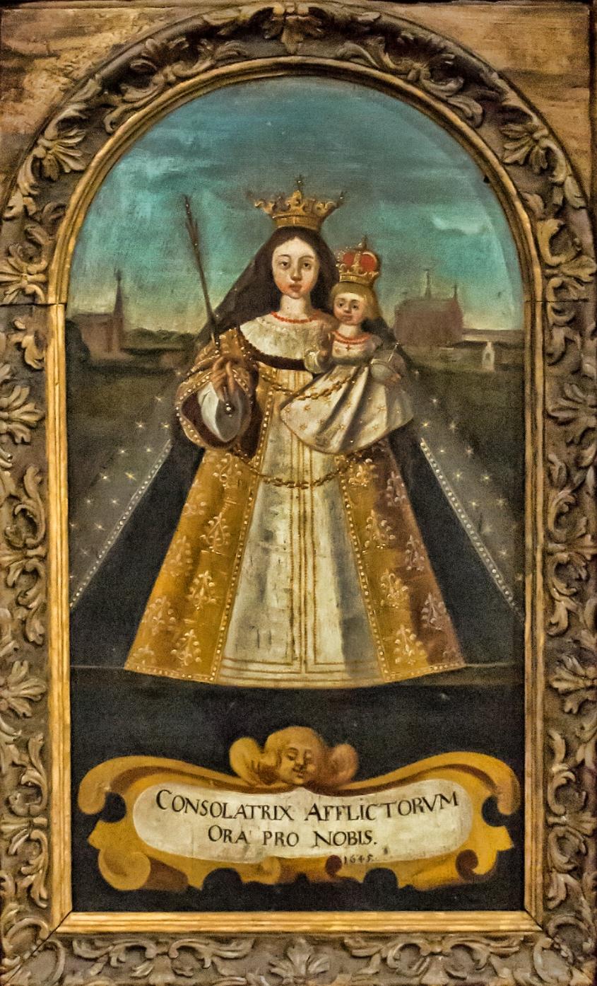 Bild der Kevelaer-Madonna im Wand-Altärchen der Konventskirche