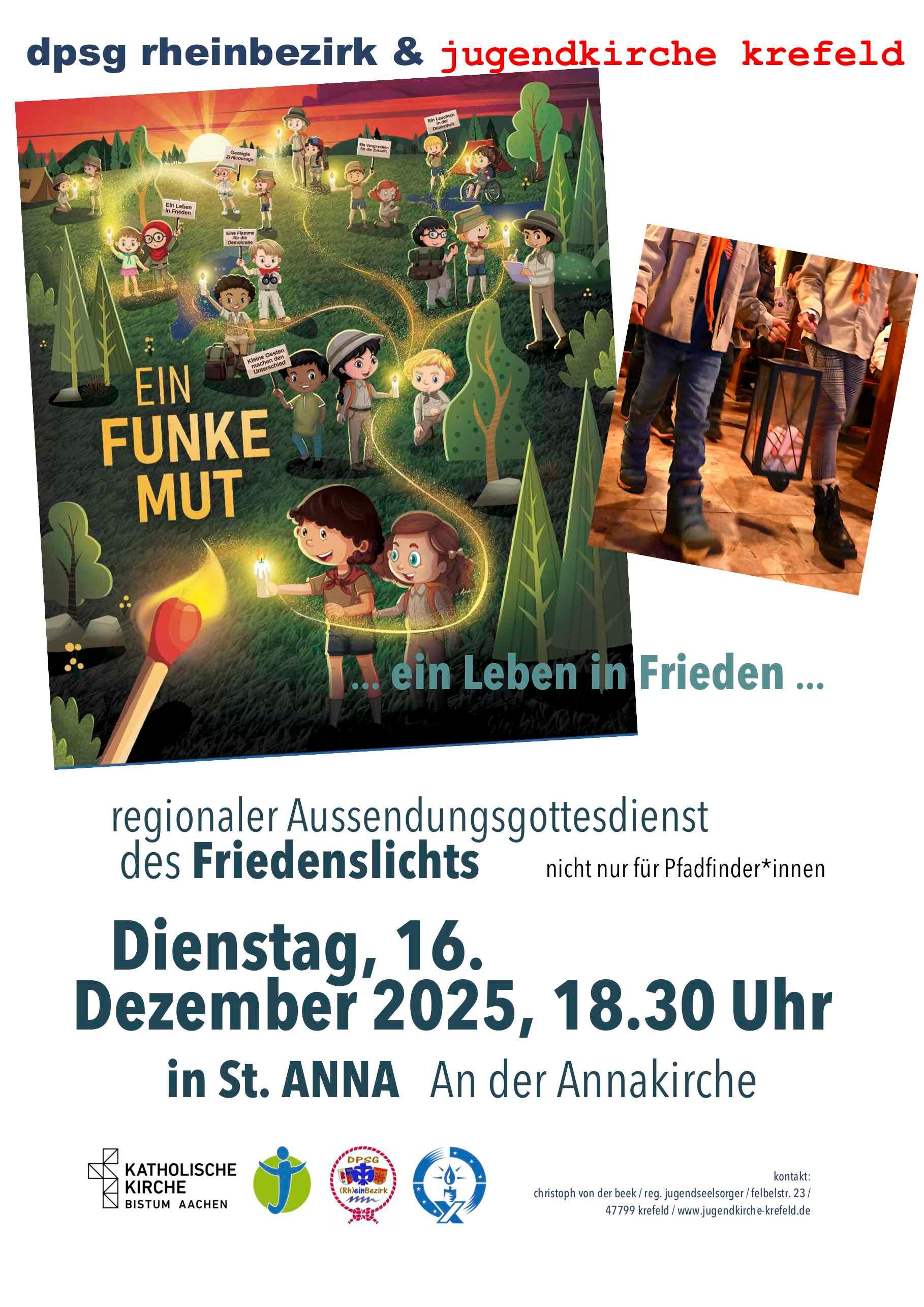 Friedenslicht 25 PLAKAT