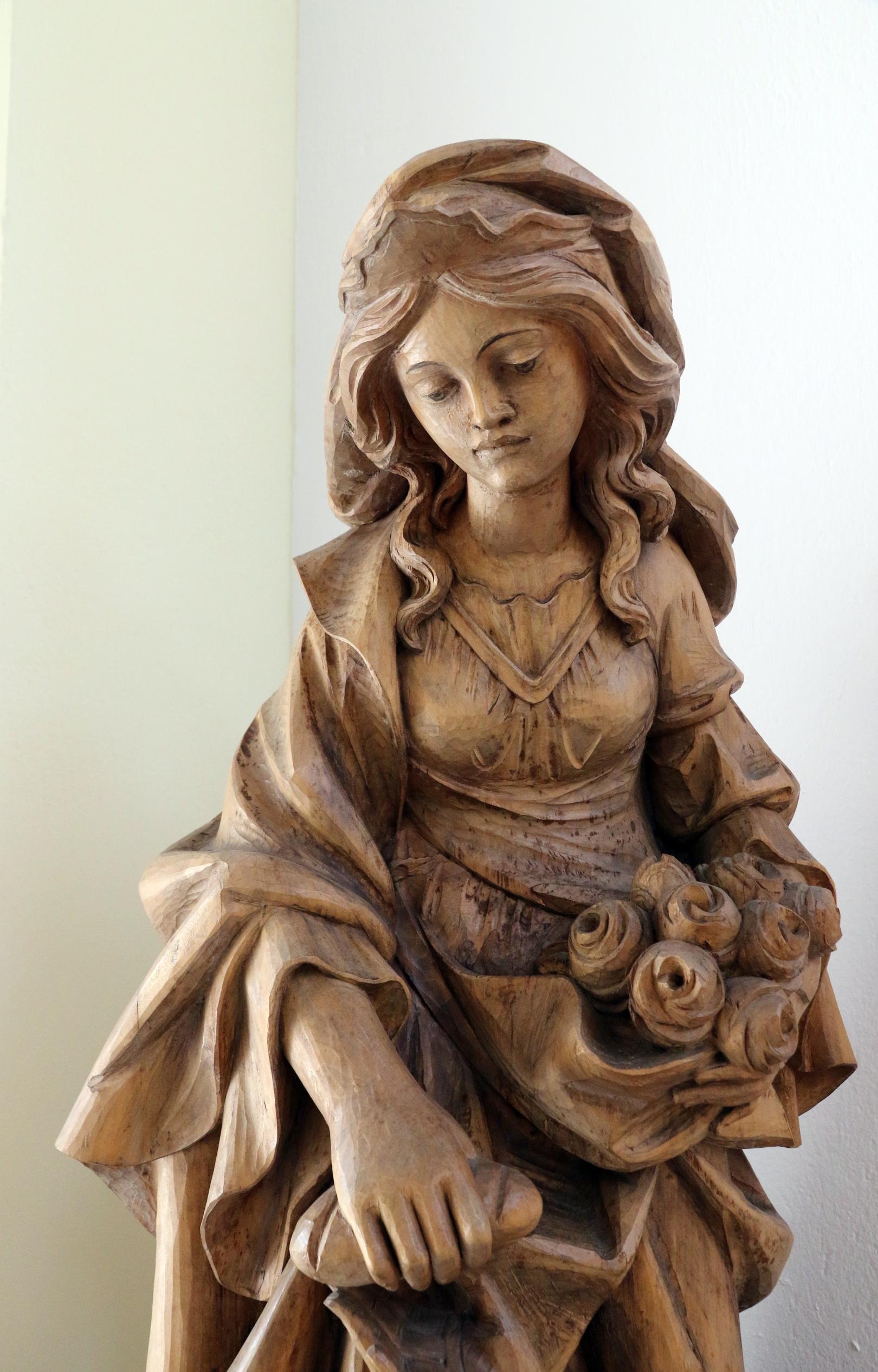 Heilige Elisabeth, damals ein Geschenk der Gemeinde an die Kapuziner, heute Figur in der Grabeskirche (c) Werner Ponzelar