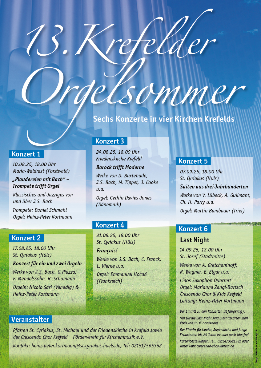 Plakat_Orgelsommer 2025 web (c) Pfarre St. Cyriakus