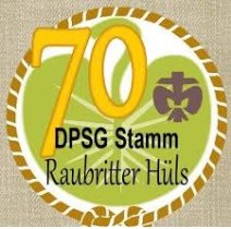 Stamm Raubritter Hüls_Aufnäher_70 Jahre (c) DPSG Stamm Raubritter Krefeld-Hüls