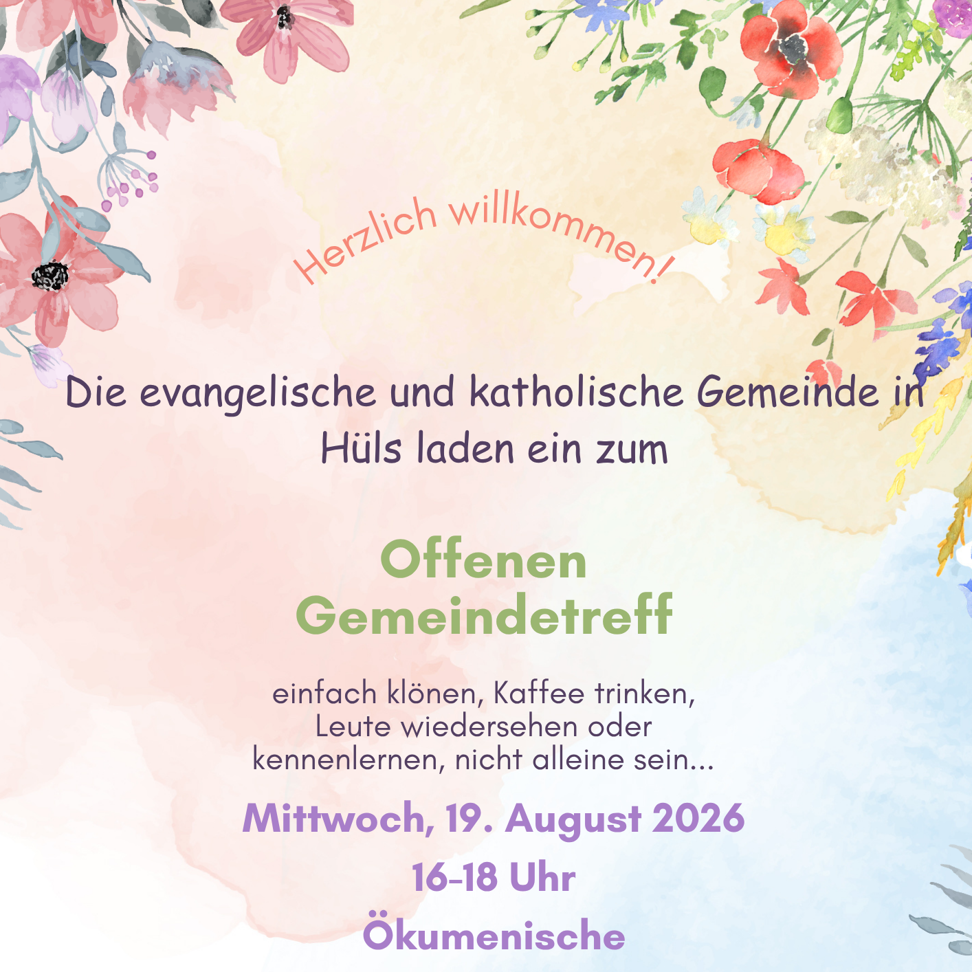 Gemeindetreff am 19.08.2026