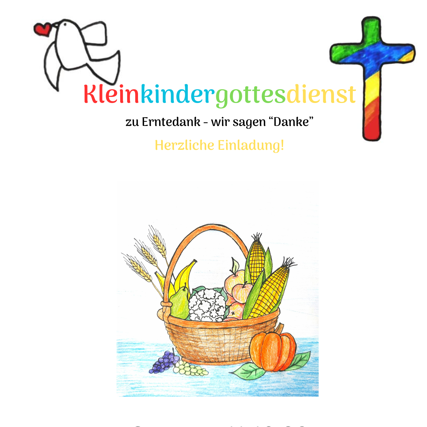 Kindergottesdienst zu Erntedank