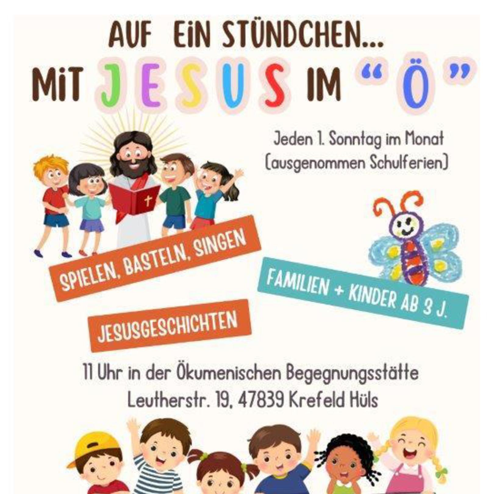 Auf ein Stündchen mit Jesus im Ö Terminübersicht 1. Halbjahr 2025