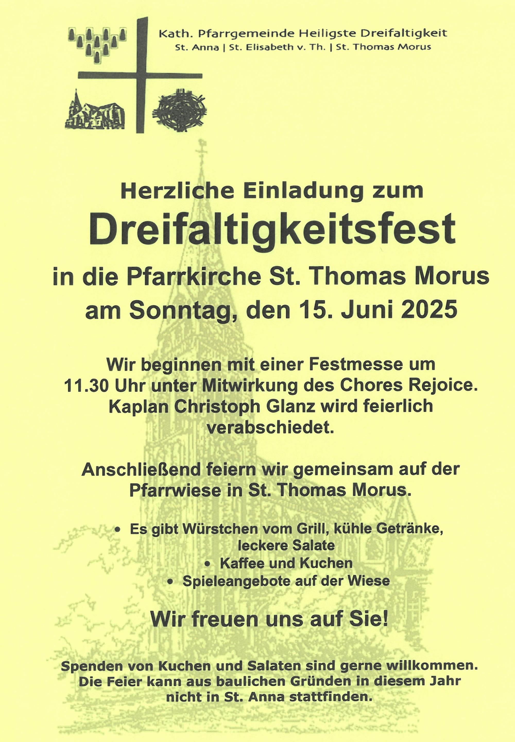 Dreifaltigkeitsfest 2025