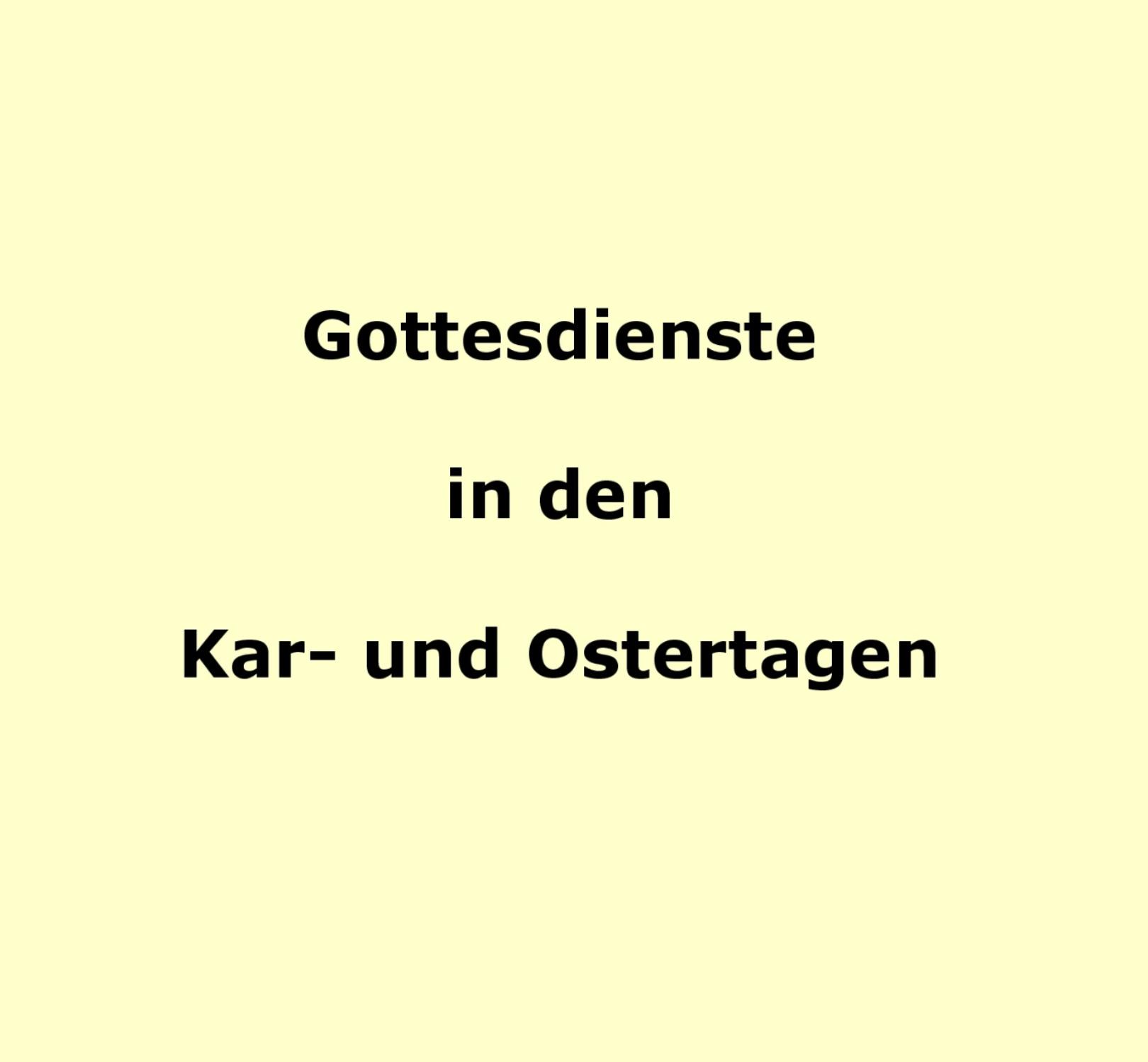 Gottesdienst in den Kar- und Ostertagen (c) Kath. Kirchengemeinde St. Cyriakus, Krefeld-Hüls