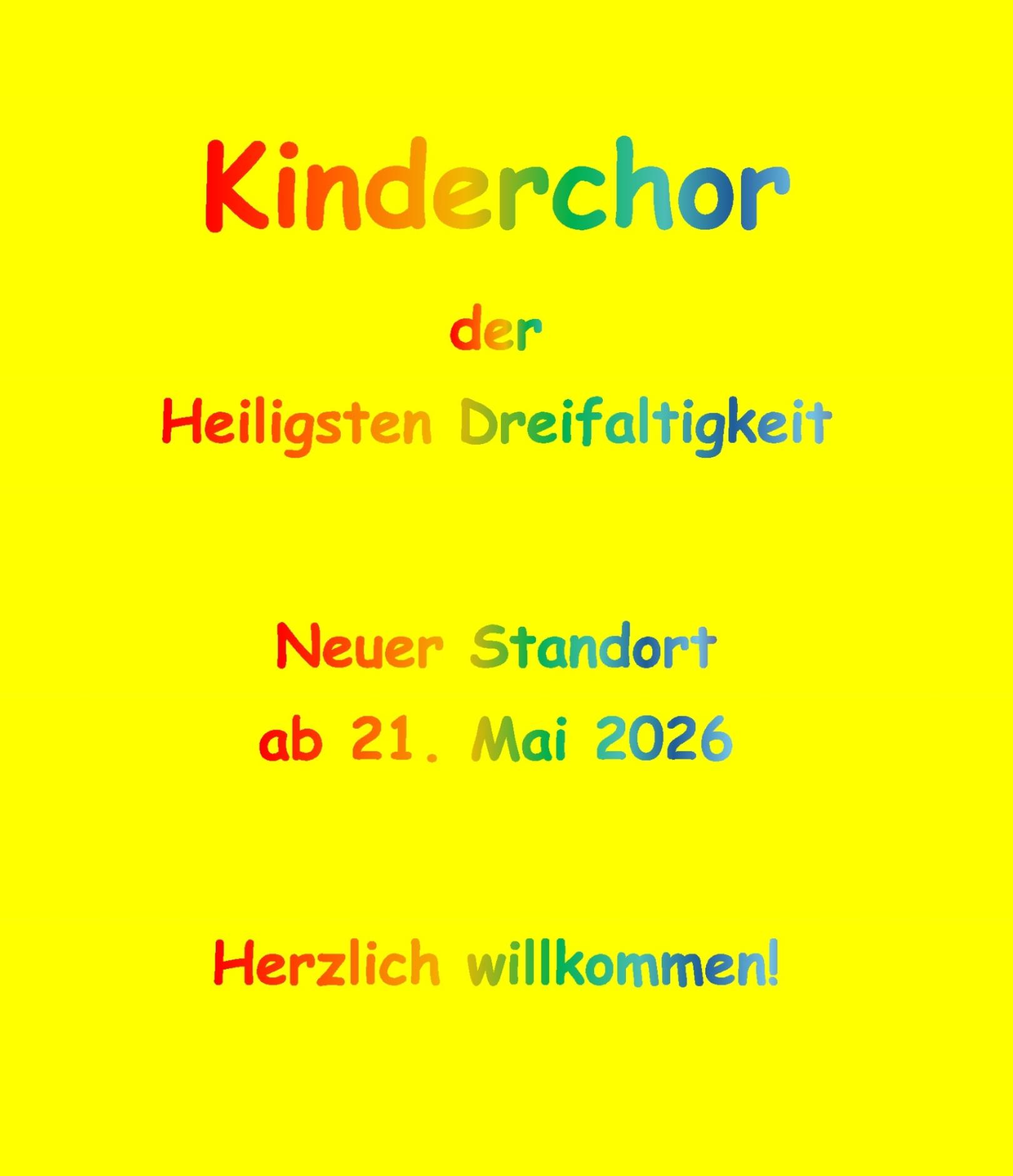 Kinderchor Hl. Dreifaltigkeit (c) Kath. Kirchengemeinde Hl. Dreifaltigkeit, Krefeld