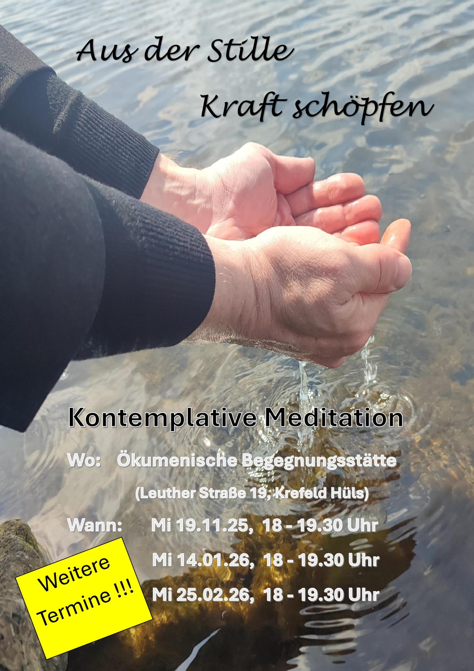 Kontemplative Meditation 19.11.2025-25.02-2026 (c) Raphaela Reindorf