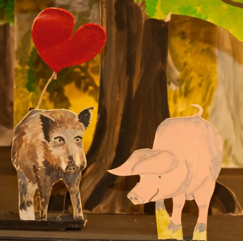 Papiertheater Krefeld_Schwein gehabt