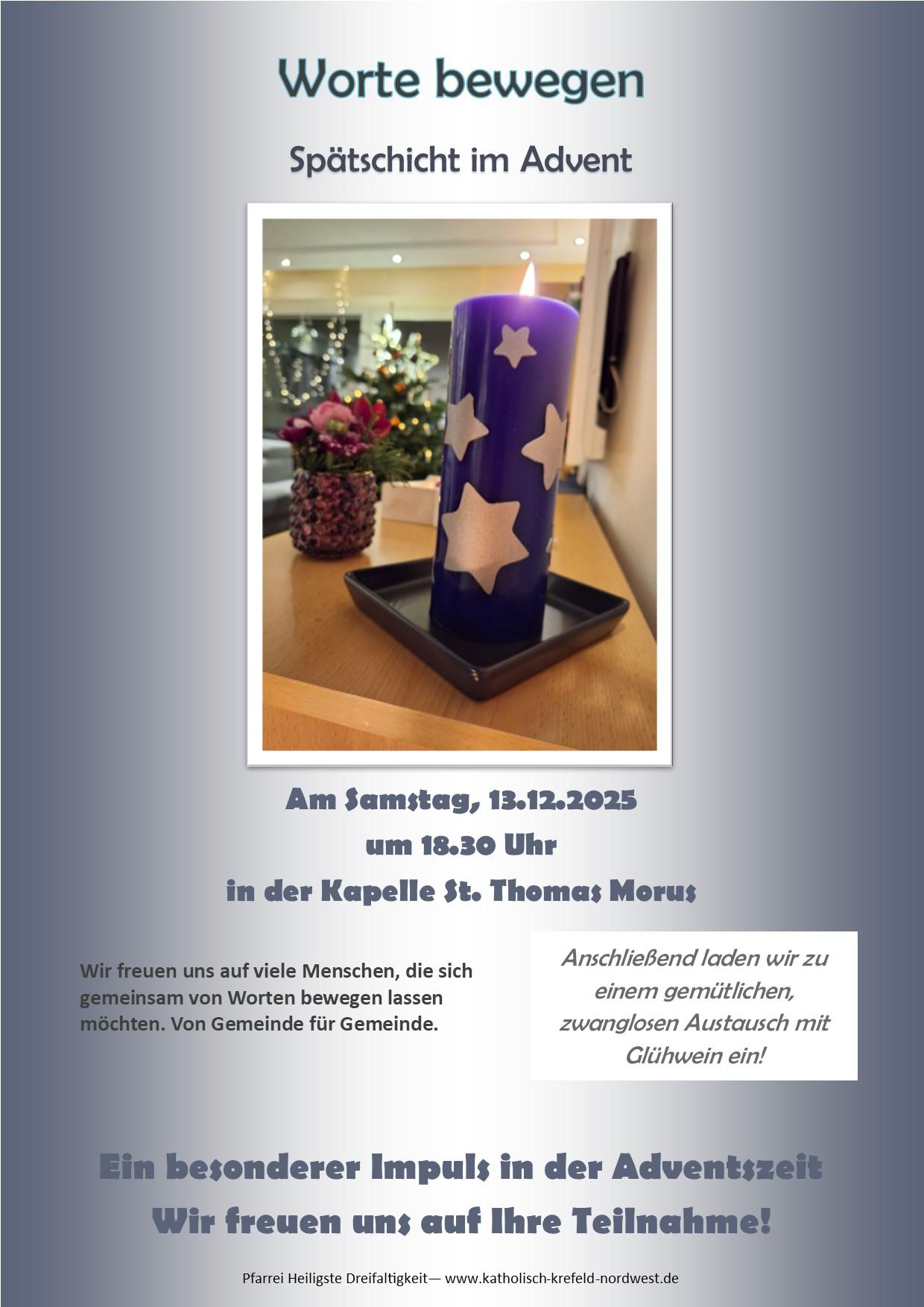 Plakat Spätschicht 2025 (c) Martin Peters