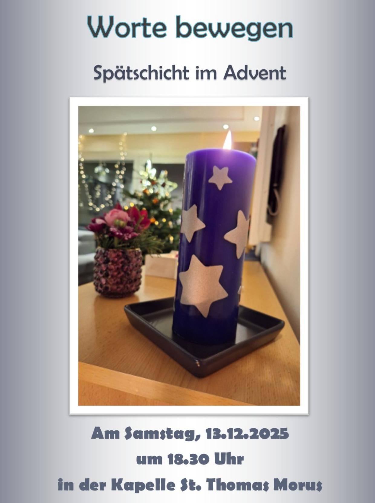 Plakat Spätschicht 2025 (c) Martin Peters