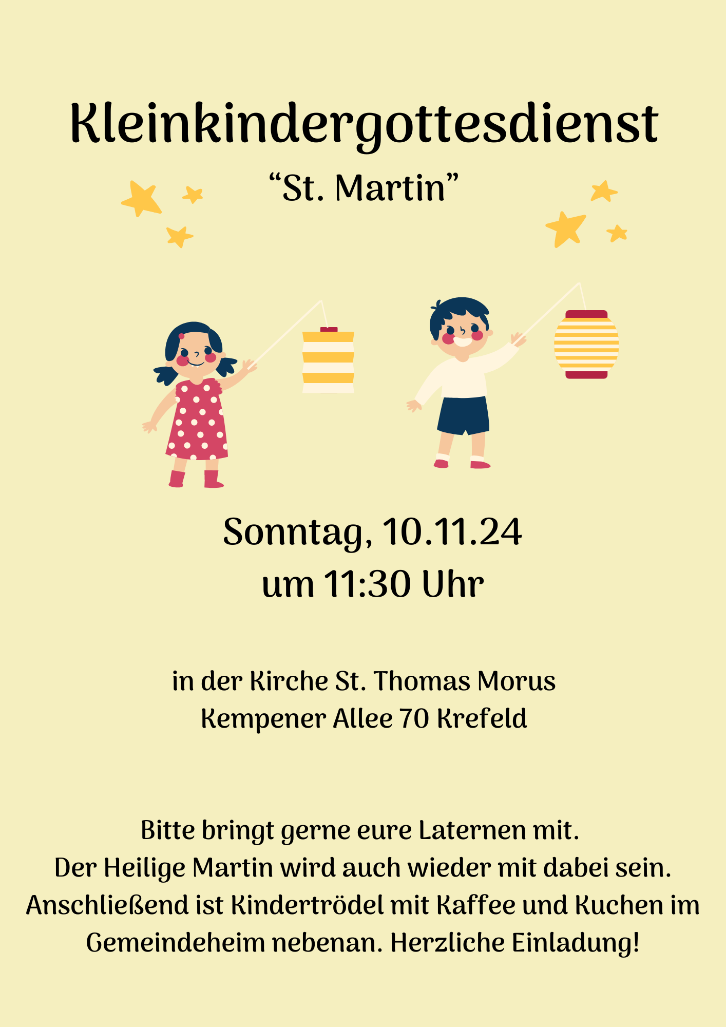 Kleinkindergottesdienst an St. Martin